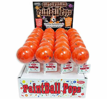 candy - paintball pops - orange by redstone foods inc
