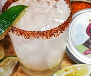 cocktail salt garnish - halo del santo by halo del santo