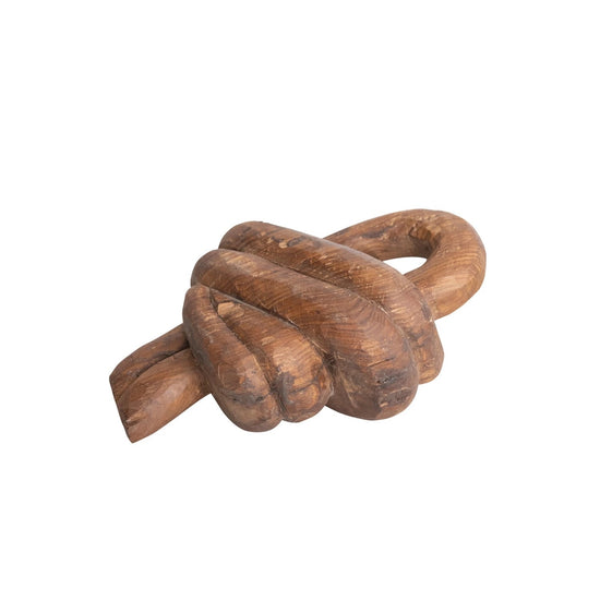 decor - reclaimed wood knot - hand-carved by creative co-op
