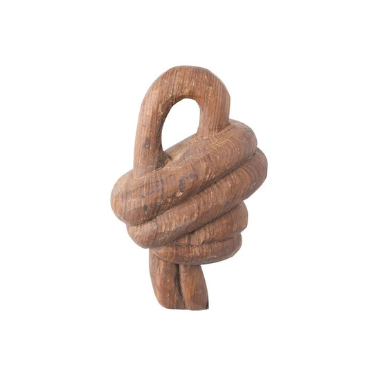 decor - reclaimed wood knot - hand-carved by creative co-op