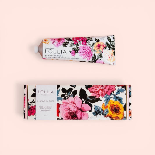 handcreme - shea butter - always in rose by margot elena (tokyo milk/lollia/infinite she)