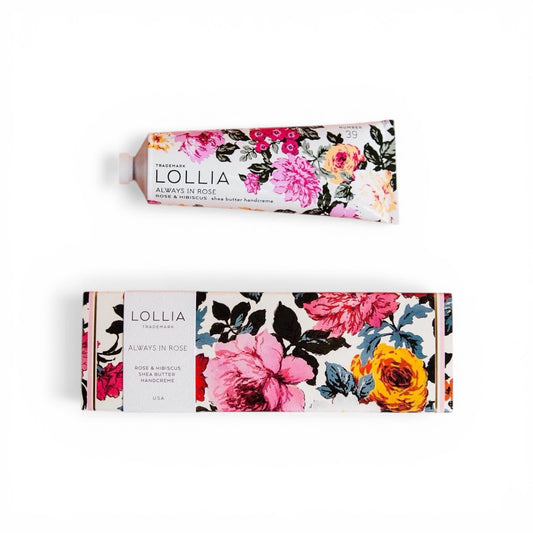 handcreme - shea butter - always in rose by margot elena (tokyo milk/lollia/infinite she)