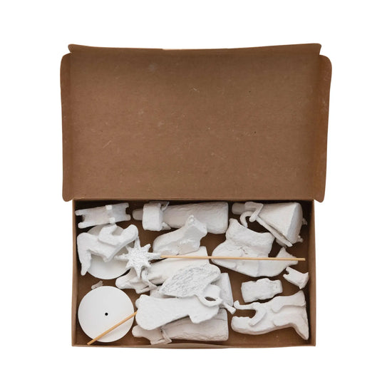 nativity - paper mache by creative co-op