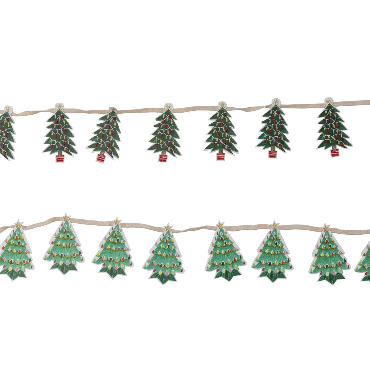 garland - paper tree by creative co-op