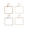hanger - wire & natural fiber wrapped by creative co-op