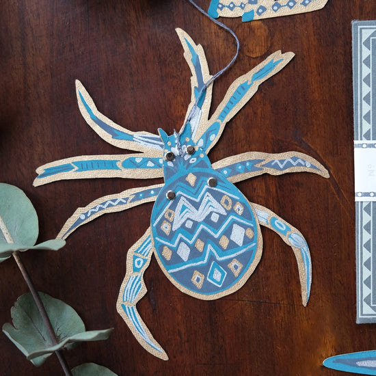 ornaments - recycled cotton paper - spiders by east end press