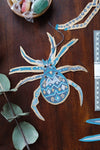 ornaments - recycled cotton paper - spiders by east end press