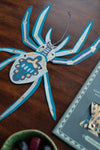ornaments - recycled cotton paper - spiders by east end press