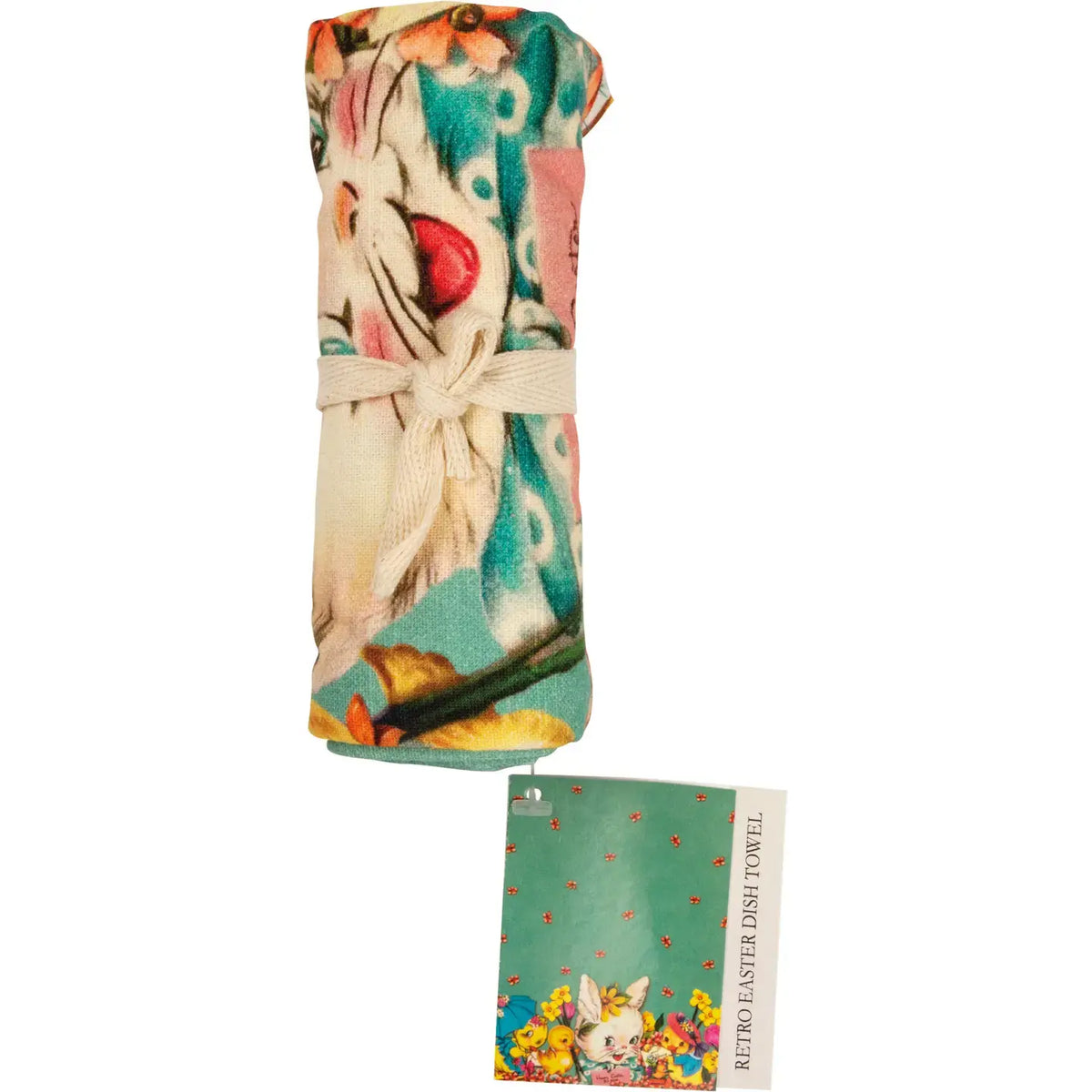 tea towel - happy easter by primitives by kathy