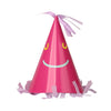 party hats - happy face paper - 5 pack by talking tables, usa