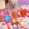 party hats - happy face paper - 5 pack by talking tables, usa