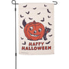 garden flag - happy halloween by primitives by kathy
