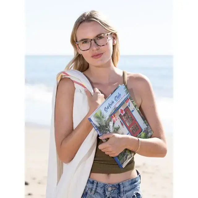 readers - blue light - "harper" - soft light blue tortoise by blue planet eyewear