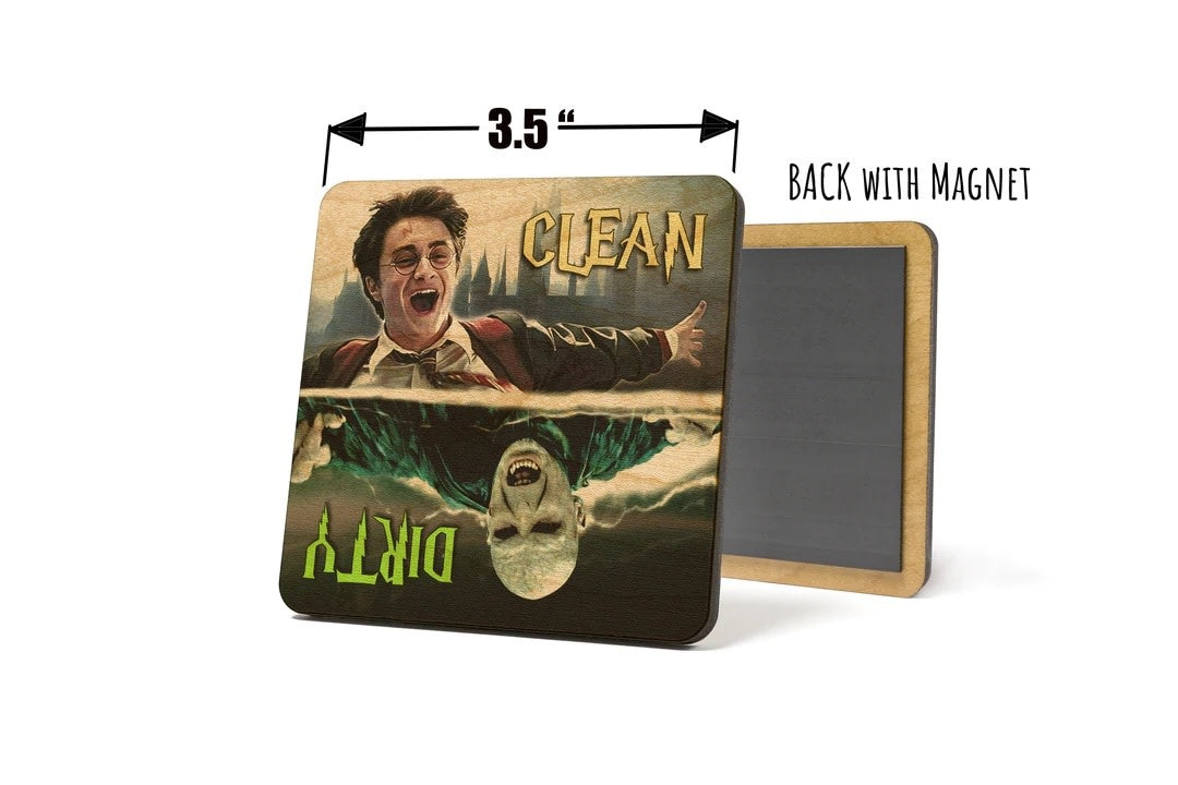 dishwasher magnet - harry potter/voldemort by american brand studio