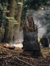bag - harvesting & gathering - waxed canvas - slate gray by barebones