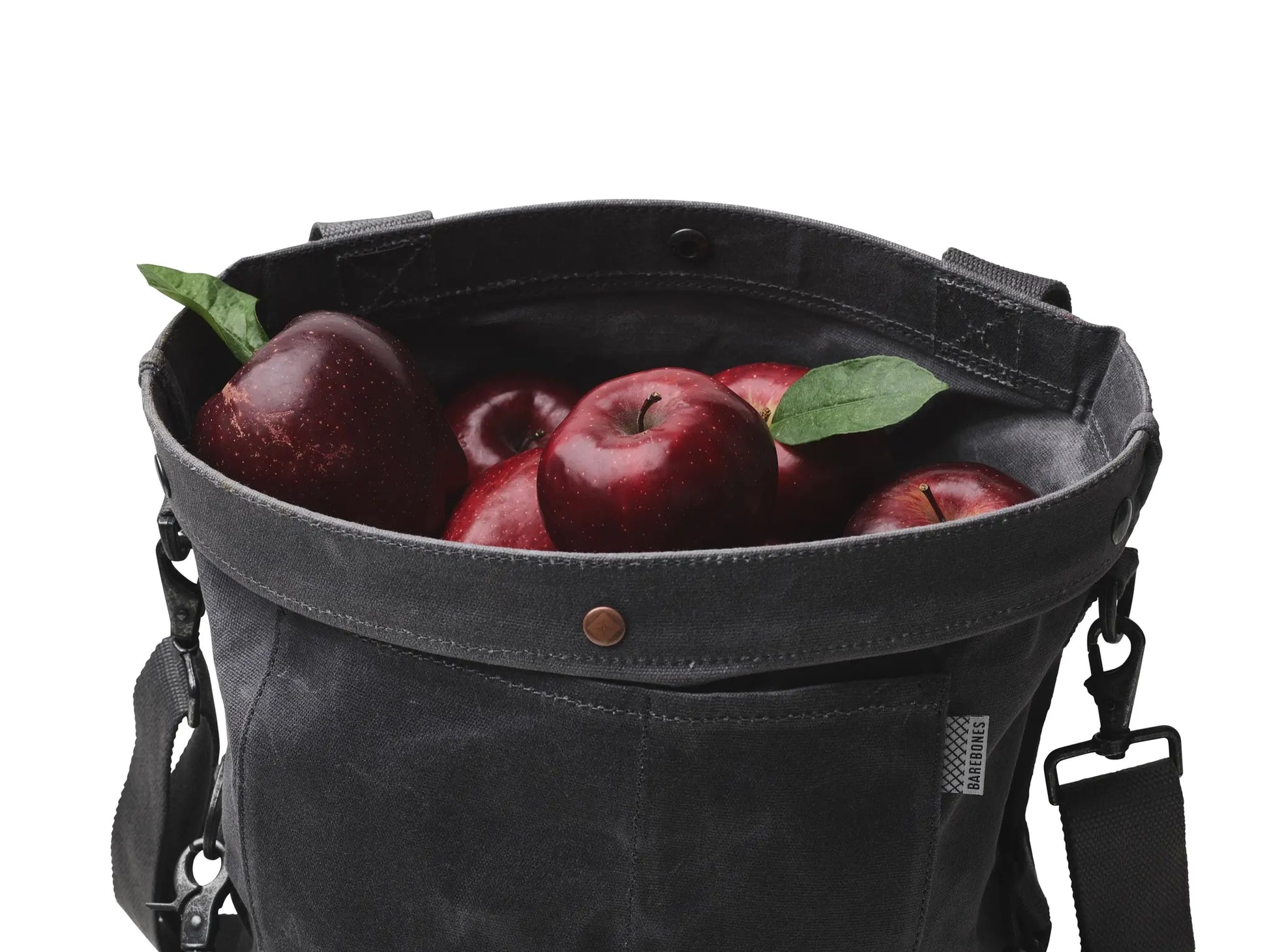 bag - harvesting & gathering - waxed canvas - slate gray by barebones
