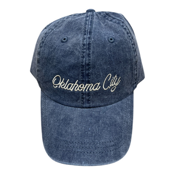 baseball hat - "oklahoma city" - deep blue by ruff house print shop