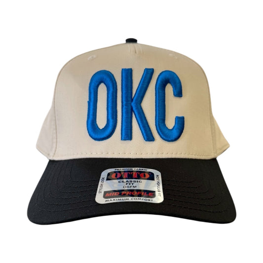 hat - puff vintage - okc - thunder blue by madley