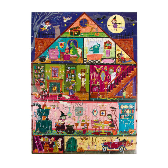 puzzle - 100-piece - haunted house by eeboo