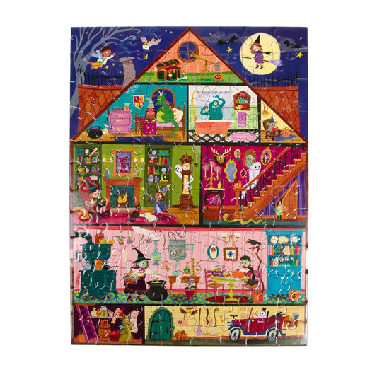 puzzle - 100-piece - haunted house by eeboo