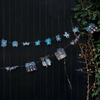 garland - recycled cotton paper - haunted house by east end press