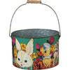 decor - bucket - happy easter by primitives by kathy
