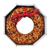 bird seed wreath - flaming hot by mr. bird