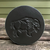 Coaster | Leather | Buffalo/Bison Embossed |
