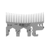 x-wallet comb + multi-tool - headgehog by zootility tools