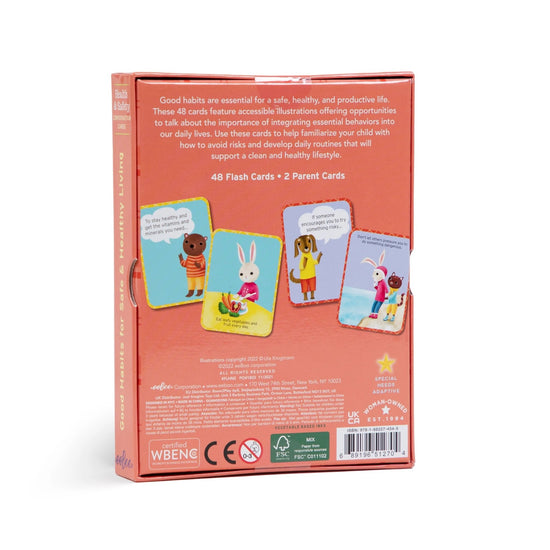 flash cards - health & safety by eeboo