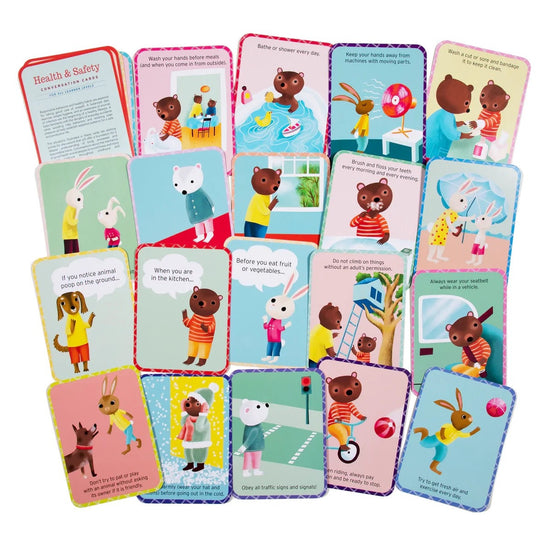 flash cards - health & safety by eeboo