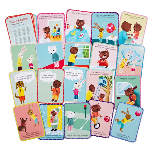 flash cards - health & safety by eeboo