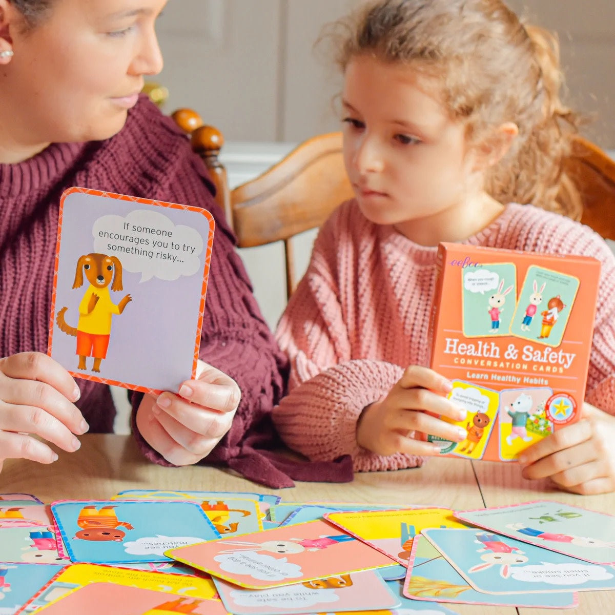flash cards - health & safety by eeboo