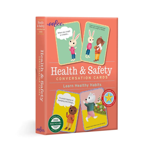 flash cards - health & safety by eeboo