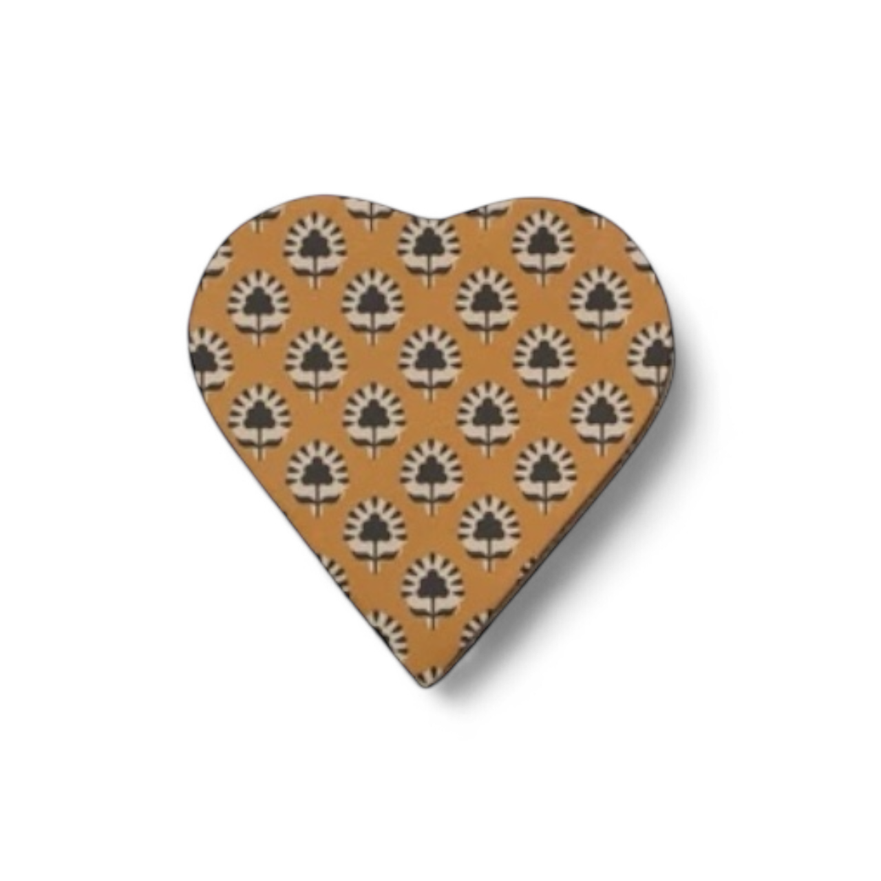 gift box - printed paper heart by creative co-op