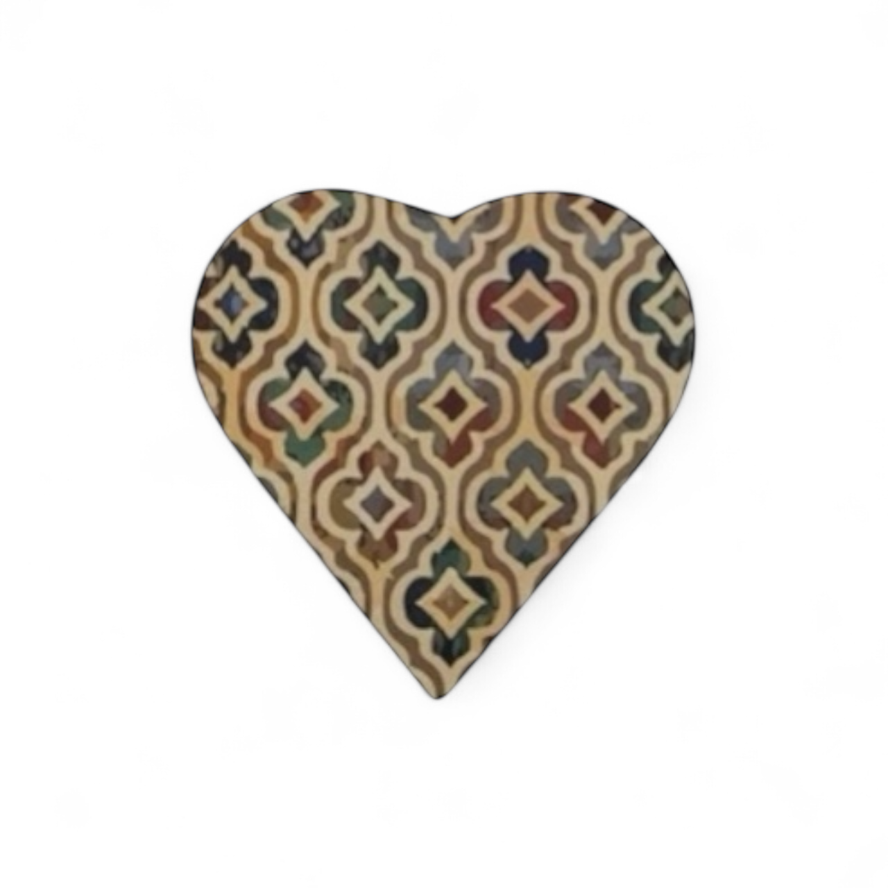 gift box - printed paper heart by creative co-op