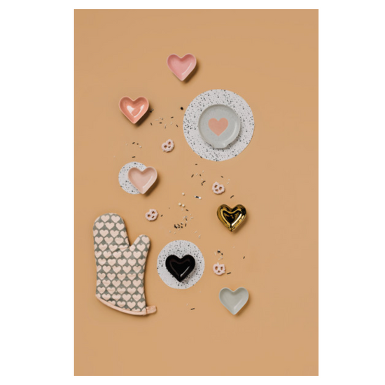 pinch bowl - heart-shaped - single by now designs