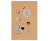 pinch bowl - heart-shaped - single by now designs