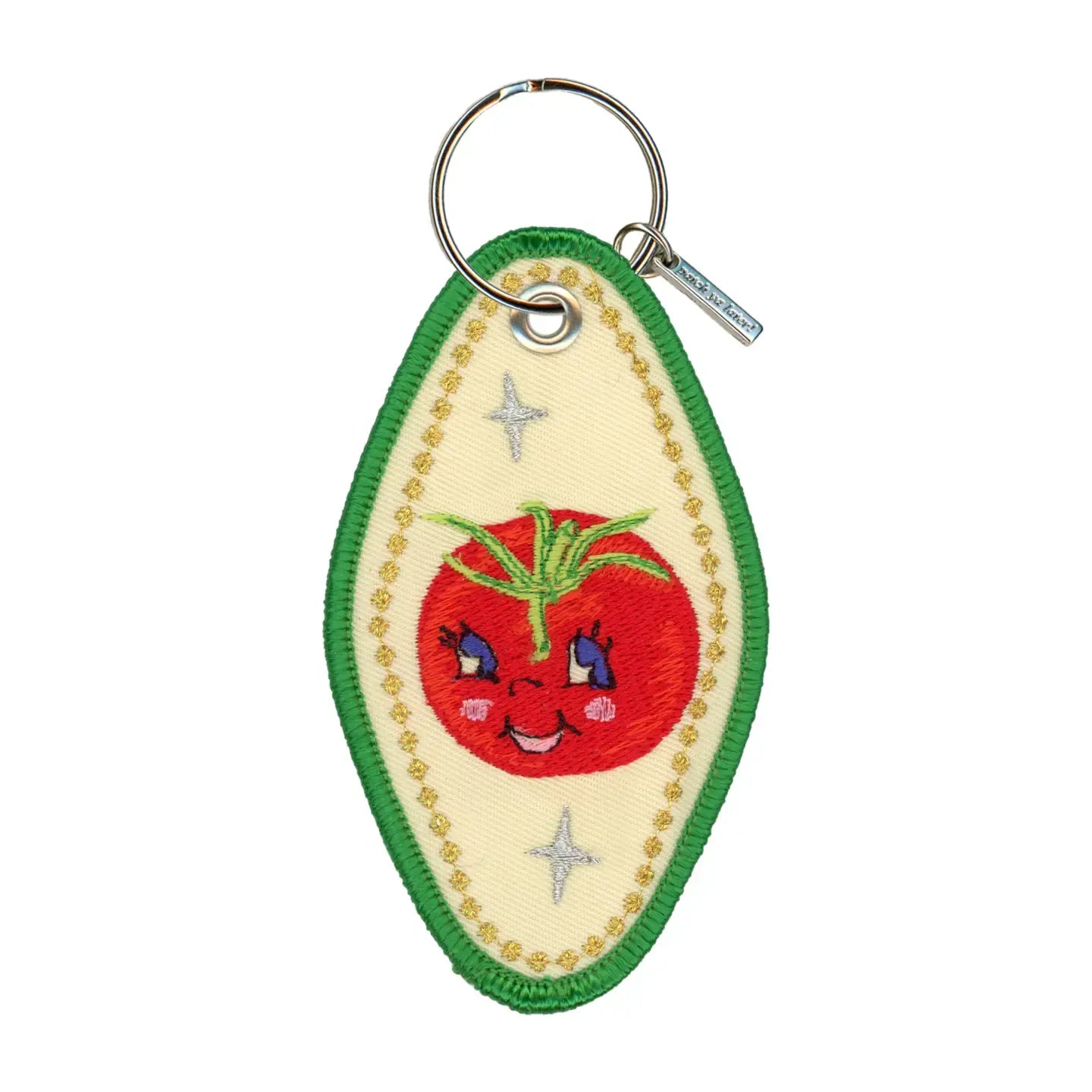 keychain - embroidered - hello darlin' (tomato) by patch ya later
