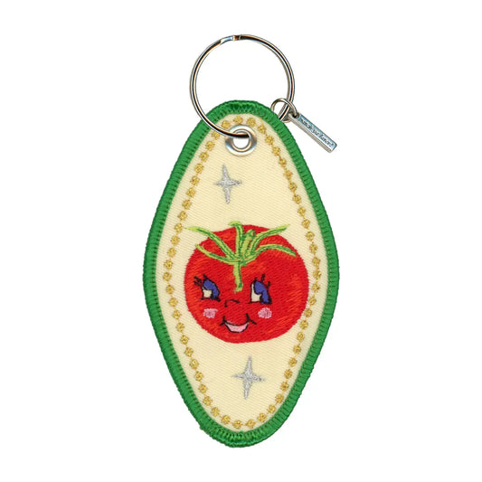 keychain - embroidered - hello darlin' (tomato) by patch ya later