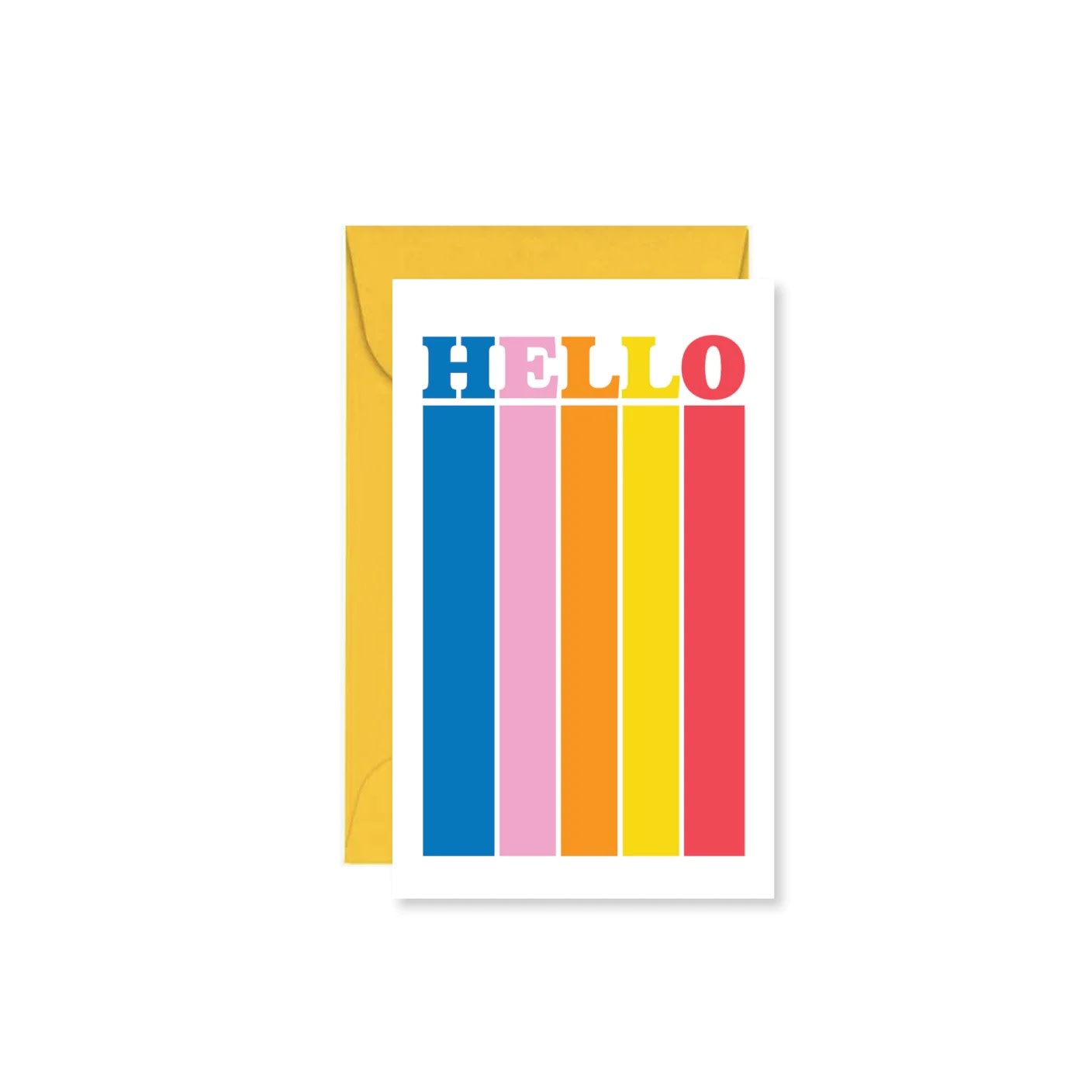 mini card - hello by public school paper co