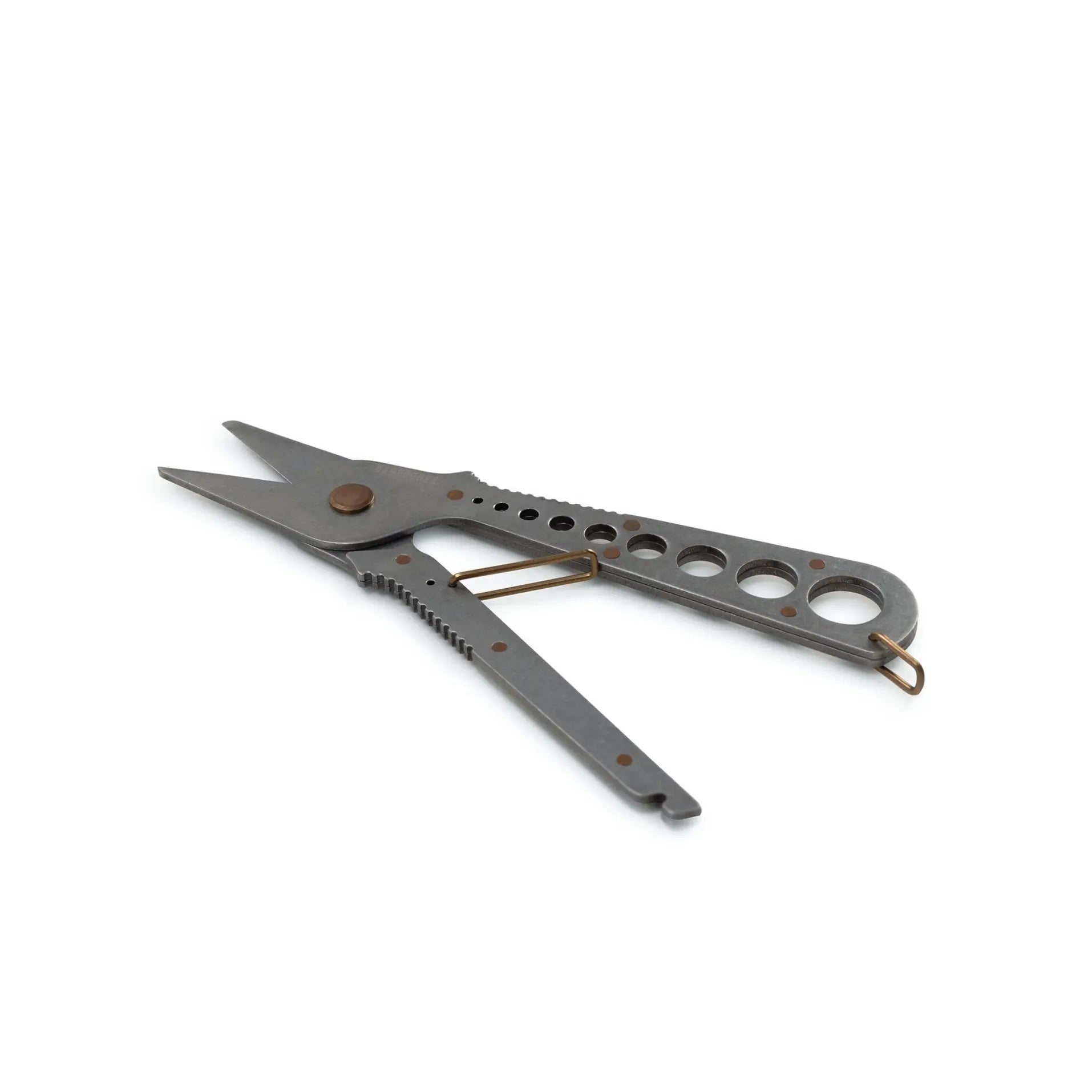 tool - herb harvest & stripper - tumbled steel by barebones