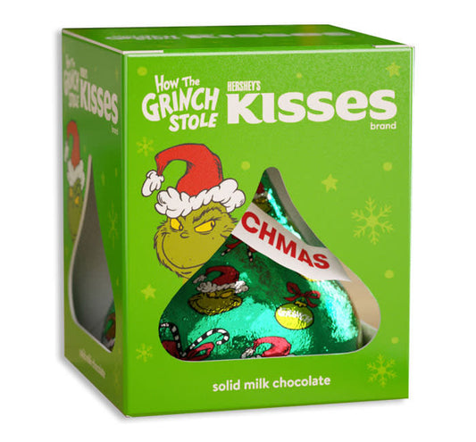candy - hershey's milk chocolate kiss - grinch foil by redstone foods inc
