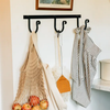 Hanging Rack | 3 Hooks | Wrought Iron