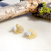 earrings - jackets - eyelash long fan by peter and june