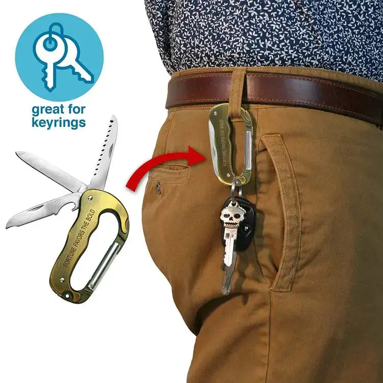 multi-tool - carabiner - hitch blade by lucky jack