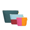 Bag | Zip | Set of 3 | Two Tone