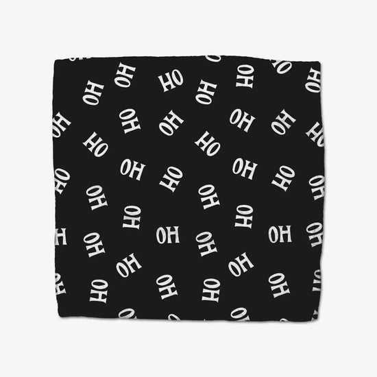 microfiber dishcloth set - holiday - ho ho ho by geometry house