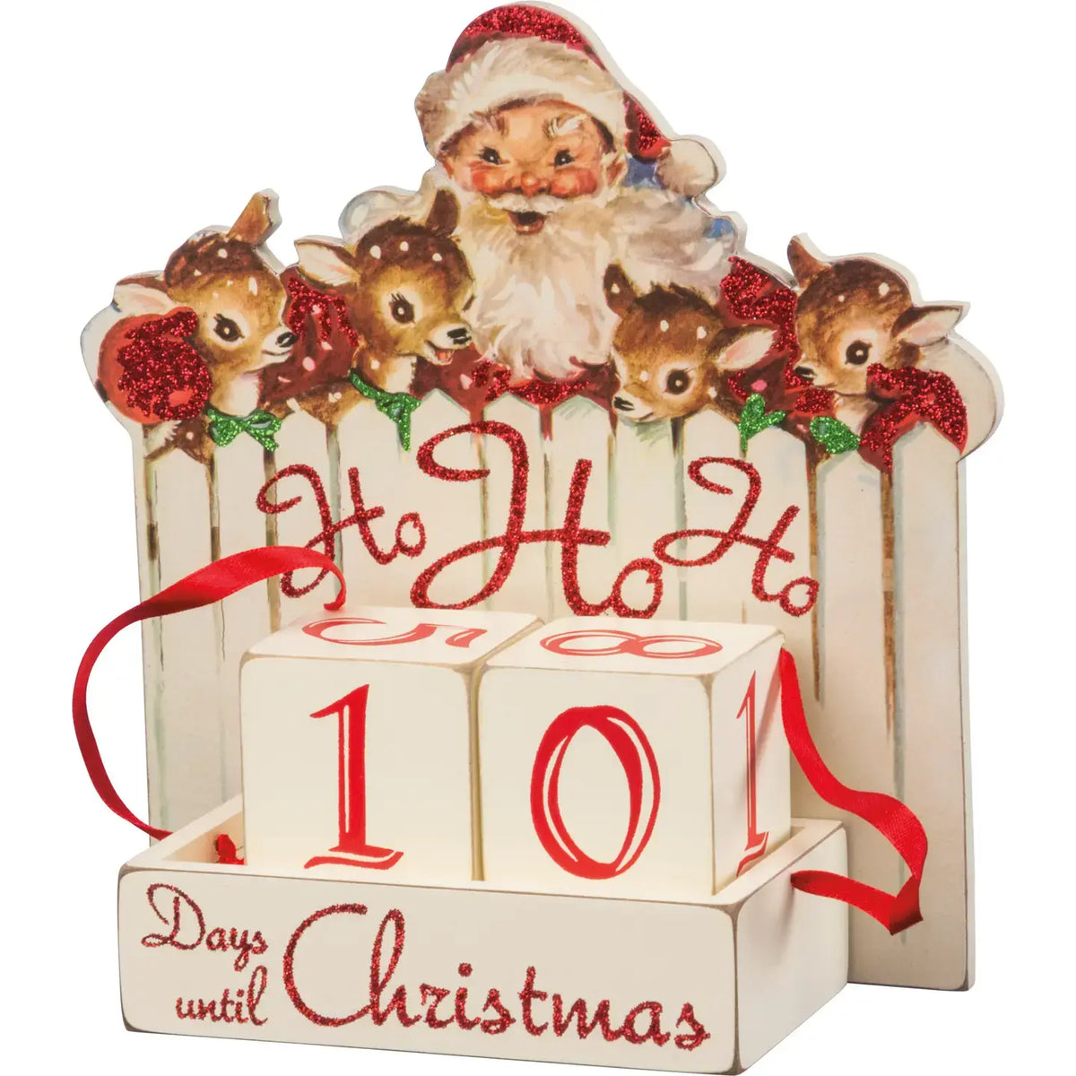 advent block countdown - "ho-ho-ho" days until christmas by primitives by kathy