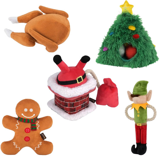 dog plush toy - holiday classic by p.l.a.y.